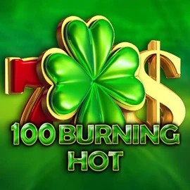 100 Burning Hot slot logo by Amusnet Interactive at Ninlay Casino