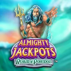 Almighty Jackpots – Realm of Poseidon game by Novomatic – logo hosted on Ninlay Casino