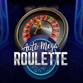 Auto Mega Roulette online game logo by Pragmatic Play on ninlayy.com