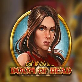 Cat Wilde and the Doom of Dead slot logo by Play'n GO at Ninlay Casino
