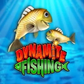 Dynamite Fishing slot logo by Inspired Gaming at Ninlay Casino