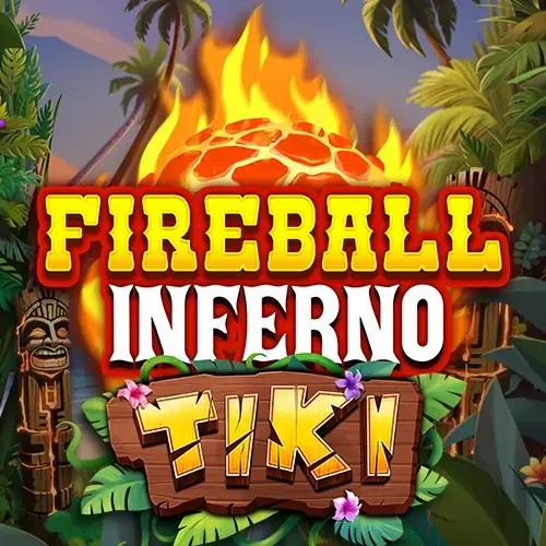 Fireball Inferno Tiki by NetEnt, showcased at ninlayy.com – game logo