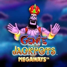 Jackpots logo of Genie Jackpots Megaways from Blueprint Gaming at Ninlay Casino