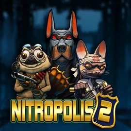 Nitropolis 2 slot logo by ELK Studios at Ninlay Casino