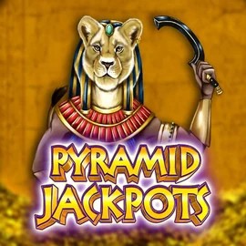 Pyramid Jackpots slot logo by King Show Games at Ninlay Casino