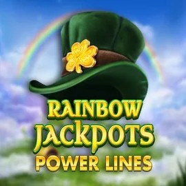 Official Jackpots logo: Rainbow Jackpots Power Lines by Red Tiger Gaming at Ninlay Casino