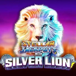 Stellar Jackpots with Silver Lion logo by Lightning Box Game at Ninlay Casino
